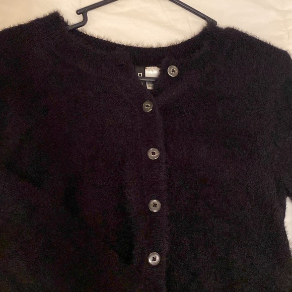 H&M fuzzy cardigan sweater - Picture 2 of 3